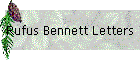 Rufus Bennett Letters